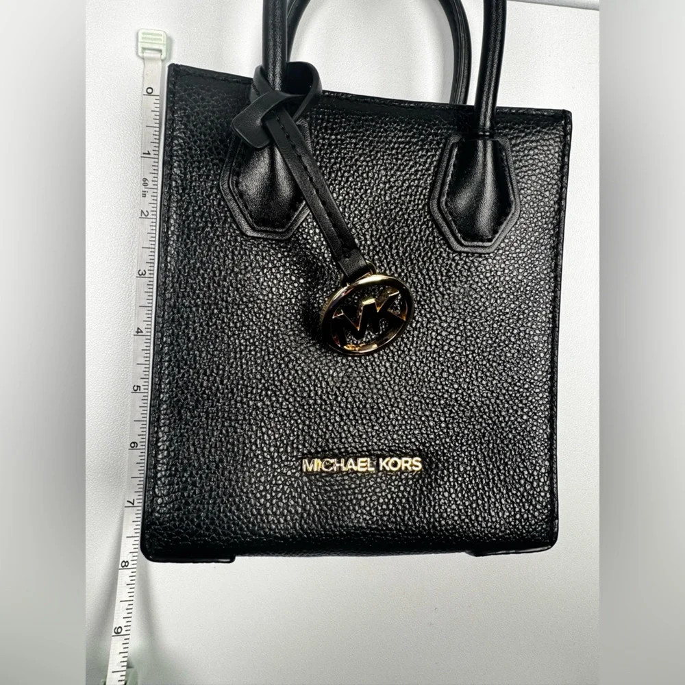 Michael Kors Mercer Small Pebbled Leather Crossbody Bag